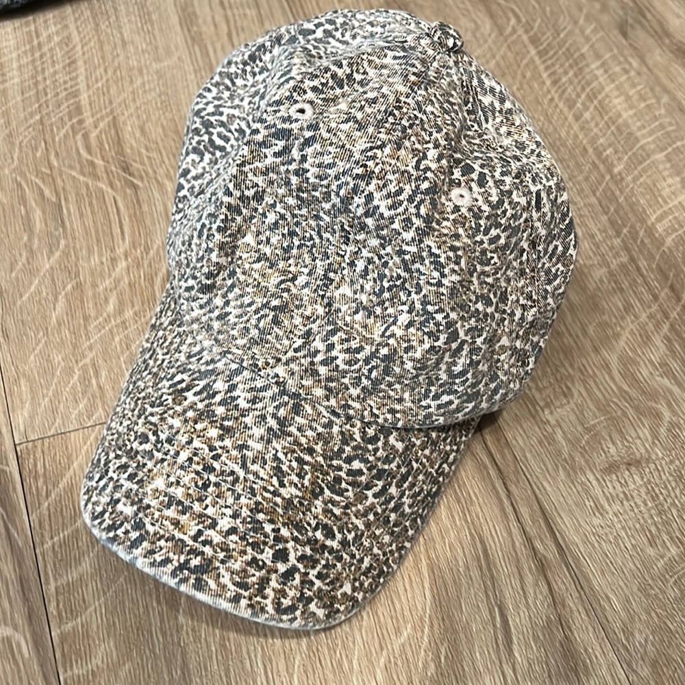 Leopard print hat